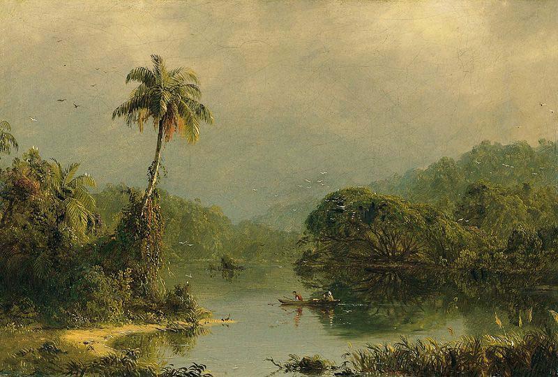 Frederic Edwin Church Tropical Landscape Sweden oil painting art